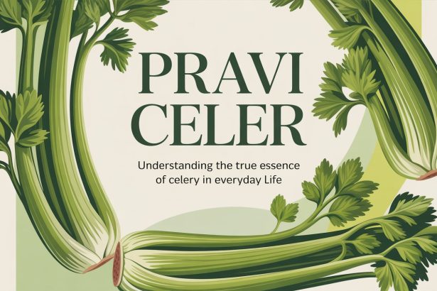Pravi Celer: Understanding the True Essence of Celery in Everyday Life